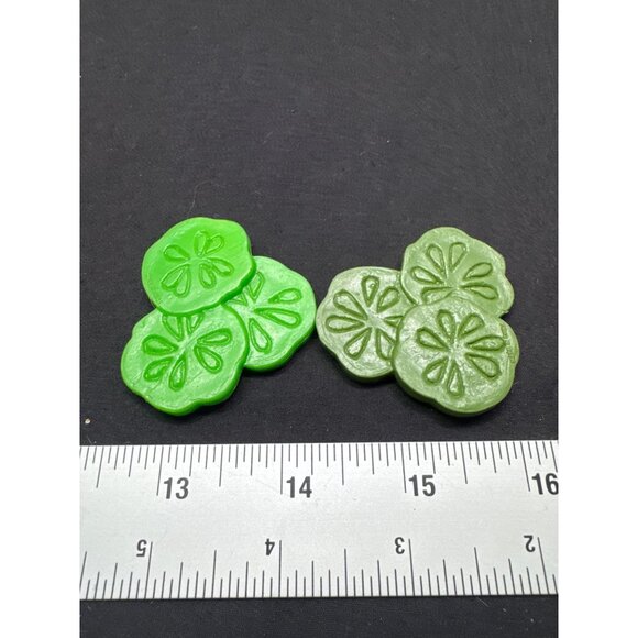 Vintage 1980s Toy Play Food Plastic Sandwich Set With Lettuce Cheese Pickles & M - Picture 3 of 8